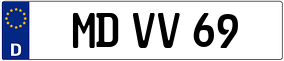 Truck License Plate